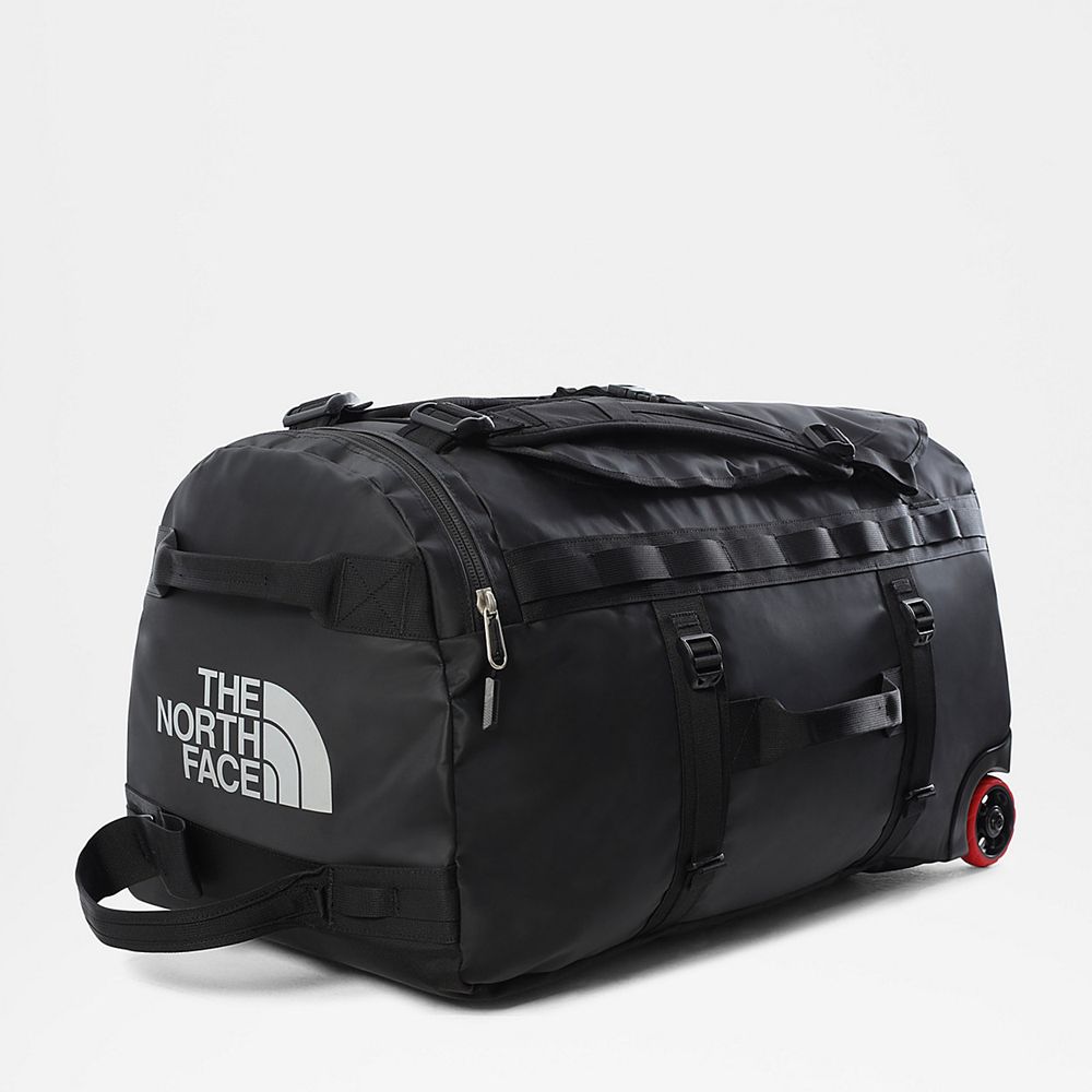 The North Face Duffel Bag Mens Australia - The North Face Base Camp Roller Black (ZYG-562083)